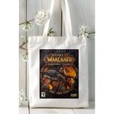 World Of Warcraft Oyun Baskılı Bez Çanta Omuz Çantası Kişiye Özel Model 18