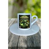 World Of Warcraft Oyun Baskılı Türk Kahvesi Fincanı Tabaklı Kişiye Özel Model 7