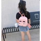 World Store Tavşan Figürlü Çocuk Sırt Çantası Pempe - 23 cm - Pembe