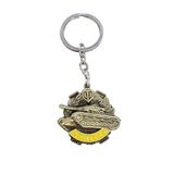 World Tanks Dumitru Metal Anahtarlık, Çinko Alaşım, 4.2x4.4 cm, Askeri Temalı, Gümüş Kaplama, Uniseks
