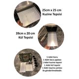 worldcamp Krom Kül Tepsili Kuzineli Çadır Sobası