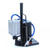 Worldforce 5 Ton Havalı Hidrolik Tırnak Kriko Strok: 120 mm Kapalı Boyu 230 mm Makine Krikosu - Siyah