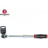 Worldforce 72 Diş Uzatmalı Cırcır Kolu 1/2'' - Gümüş