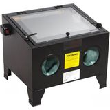 Worldforce 90 lt Kabinli Zımpara Makinesi 60 x 50 x 35 cm Yüksek Performanslı Kumlama Seti