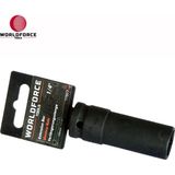 Worldforce Darbeli Lokma 19MM Uzun 6 Köşe 1/2'' Cr-Mo - Siyah