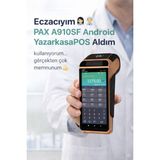 Worldline Ingenico- Pax A910SF Android Yazarkasa Pos - Bal Rengi - Siyah