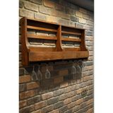 worldofwood Ahşap büyük şişe stand