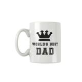 Worlds Best Dad Babalar Günü Doğum Günü Baba Hediye Baskılı Kupa Bardak, QBM1273