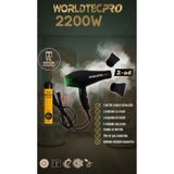 Worldtec 2200 Watt Turbo Profesyonel Kuaför Fön & Saç Kurutma Makinesi + Saç Spreyi