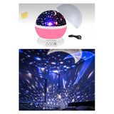 Worldtekno Star Master Renkli Yıldızlı Gökyüzü Projeksiyon Gece Lambası
