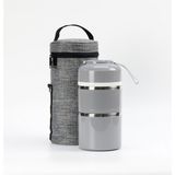 Worthbuy Yemek Termosu 2 Katman Sefer Tası 1,2 Lt - Gri