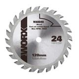 Worx WA5046 120x9.5 mm Ahşap Kesme Elmas, Daire Testere Bıçağı