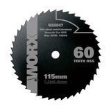 Worx WA5047 115x9.5 mm Alüminyum, Pvc, Sac Kesme, Daire Testere Bıçağı