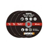 Worx WA6076.3 WX801 İçin 76x10 mm 3 Adet Metal ve PVC Kesme Taşı