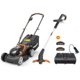 Worx WG927E 40 V 2.0 Ah Li-Ion 34 cm Profesyonel Misinalı Çim ve Kenar Kesme Şarjlı Çim Biçme Makinesi
