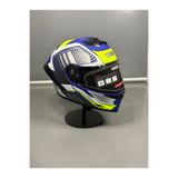 WOSEN Ws-202 Güneş Vizörlü Çene Açılır Kask MATTBLUE A1 (ŞEFFAF VİZÖRLÜ)