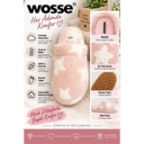 WOSSE KADIN YILDIZLI HAVLU PELUŞLU SICAK TÜYLÜ EV TERLİĞİ