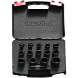 Wossen Snc Wossen 1/2" Twist Lokma Seti Tam 15 Parça Yerli - Siyah