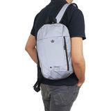 Wosy Bags Gece Yansıyan Reflektör Kamp Bisiklet Yürüyüş Mini Sırt Çantası - Gri