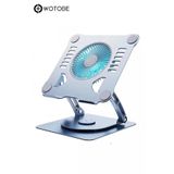 Wotobe Ayarlanabilir Metal Laptop Standi Fanli Notebook Tutucu Aluminyum Macbook Yukseltici