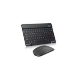 WOTOBE Bluetooth Klavye Android Ios Windows Için Uyumlu Tablet Telefon Şarjlı Klavye Mouse Set