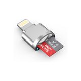 WOTOBE iPhone iPad Micro SD Kart Okuyucu, [Apple MFi Sertifikalı] Lightning - Micro SD/TF Kart Okuyucu