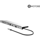 Wotobe Macbook Usb Type-C Girisli 11 Portlu Hdmı Usb Vga Pd Sd Donusturucu