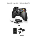 Wotobe Xbox 360 Pc Uyumlu Kablosuz Analog Oyun Kolu Ve 4800Mah Batarya Seti