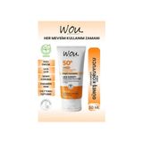 Wou Leke Karşıtı Yüksek Koruma SPF50 Yüksek Korumalı 50 ml Güneş Kremi