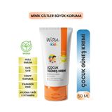 Wou World Of Unique Kids 50 ml Yüksek Koruma Etkili Spf 50 Çocuk Güneş Kremi