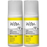 Wou World Of Unique Ter Önleyici Beyazlatıcı 2x75 ml Unisex Deodorant Roll-On