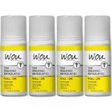 Wou World Of Unique Ter Önleyici Beyazlatıcı 4x75 ml Unisex Deodorant Roll-On