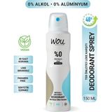 WOU World of Unique WOU 150 ml Erkek Deodorant Sprey 48 Saat Kalıcı Koruma Pudrasız Vegan Alkol İçermez