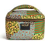 Wouf Bohemia Vanity Renkli Baskılı Kadın Makyaj Çantası 20 x 12 cm - Renkli Baskılı Şık Makyaj Çantası