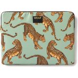 Wouf Emerald Leopard Desenli 15" 16" Laptop Kılıfı - Standart
