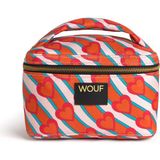 Wouf Heartbeat Vanity Renkli Baskılı Kadın Makyaj Çantası 20 x 12 cm - Renkli Baskılı Şık Makyaj Çantası