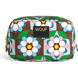 Wouf Kaleido Renkli Baskılı Kadın Makyaj Çantası 15 x 10 cm - Renkli Baskılı Şık Makyaj Çantası