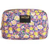 Wouf Sundance Renkli Baskılı Kadın Makyaj Çantası 20 x 13 cm - Renkli Baskılı Şık Makyaj Çantası