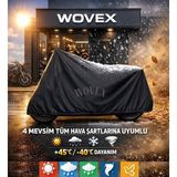 Wovex Csn Tornado Ile Uyumlu Motosiklet Brandası Su Geçirmez Uv Korumalı Branda,örtü - Çanta Var