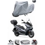 Wovex Honda Pcx 125-150 Motosiklet Brandası Topcase Arka Çanta Uyumlu Branda Örtü - Gri