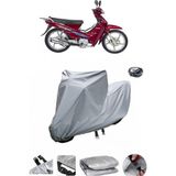 Wovex Kanuni Cup 100 Su Geçirmez Motosiklet Brandası Arka Çanta Uyumlu - Gri