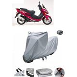 Wovex Kanuni Storm 150 Su Geçirmez Motosiklet Brandası Arka Çanta Uyumlu - Gri