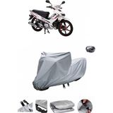 Wovex Salcano Altay 100 Su Geçirmez Motosiklet Brandası Arka Çanta Uyumlu - Gri