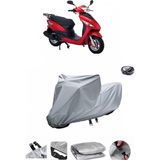 Wovex Salcano Astro 100 Su Geçirmez Motosiklet Brandası Arka Çanta Uyumlu - Gri