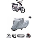 Wovex Salcano Spider 100 Su Geçirmez Motosiklet Brandası Arka Çanta Uyumlu - Gri