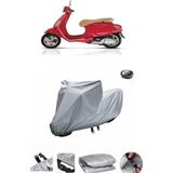 Wovex Vespa Primavera 150 Su Geçirmez Motosiklet Brandası Arka Çanta Uyumlu - Gri