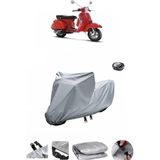 Wovex Vespa Px 150 Su Geçirmez Motosiklet Brandası Arka Çanta Uyumlu - Gri