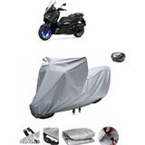 Wovex Yamaha X-Max 300 Iron Max Abs Su Geçirmez Motosiklet Brandası Arka Çanta Uyumlu - Gri