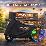 Wovex Yamaha Xmax 400 Tech Max Arka Çanta Uyumlu Motosiklet Brandası Su Geçirmez Branda,örtü,siyah