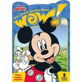 Wow! Disney Junior Mickey Boyama Kitabı - Boya Yapıştır İngilizce Öğren: Türkçe İngilizce Sözcükle
